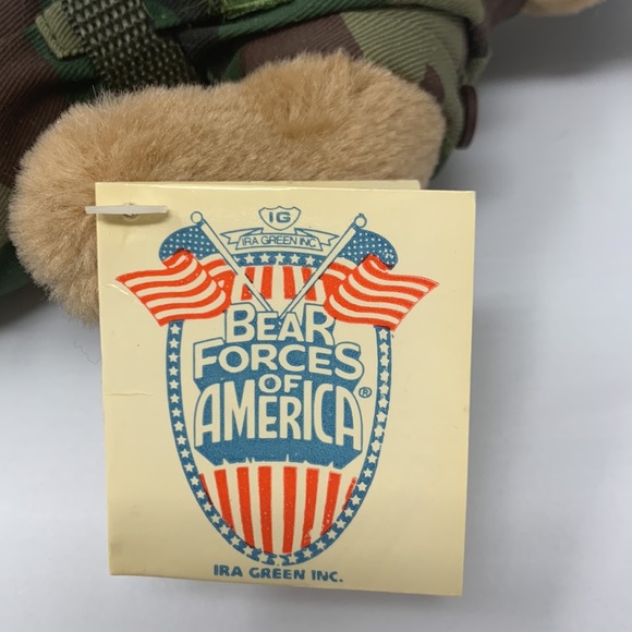 COLLECTIBLE 10'' Mini US Army Female Teddy Bear in Camo Uniform Item No. 1-1875B - Picture 2 of 11